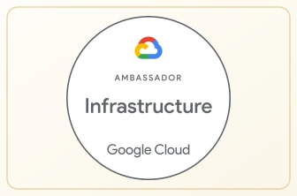 Certificate for Google Cloud Ambassador — Infrastructure