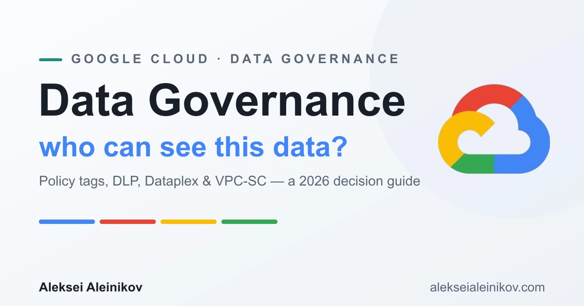 Titelbild: Data Governance auf GCP 2026: Wer darf diese Daten sehen?